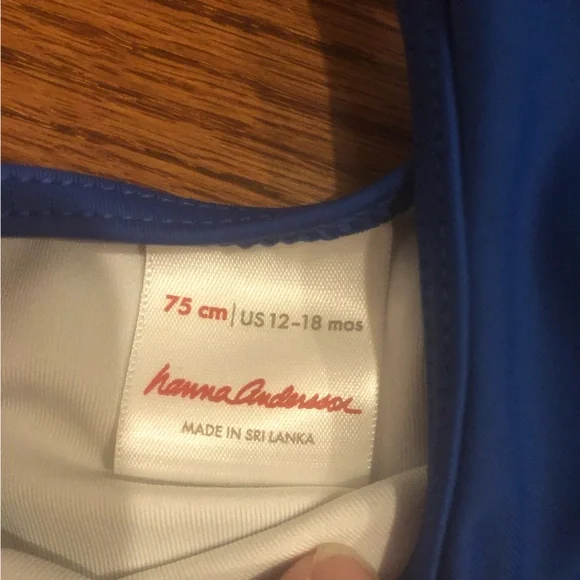 Hanna Andersson One Piece Rainbow Swimsuit 12-18 Months - Picture 6 of 6